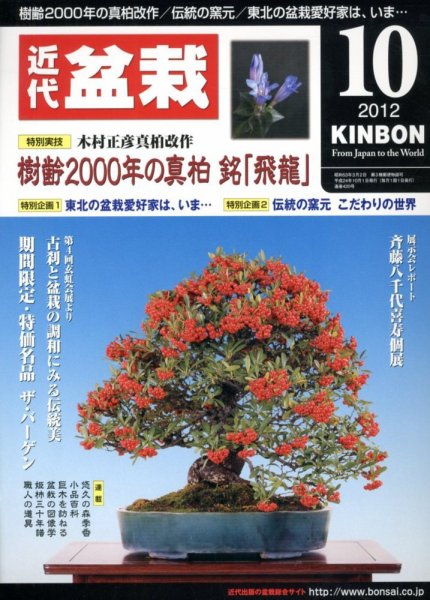月刊 近代盆栽 10月号 (発売日2012年09月04日) 表紙