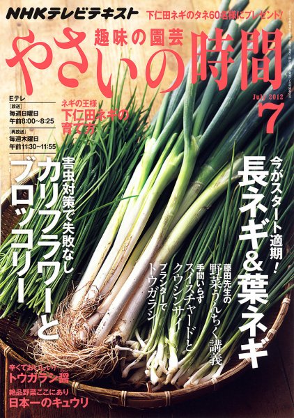 NHK 趣味の園芸 やさいの時間 7月号 (発売日2012年06月21日) 表紙