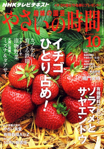 NHK 趣味の園芸 やさいの時間 10月号 (発売日2012年09月21日) 表紙