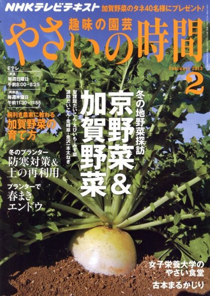 NHK 趣味の園芸 やさいの時間 2月号 (発売日2013年01月21日) 表紙