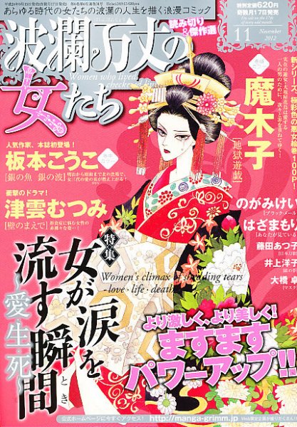 波乱万丈の女たち 11月号 (発売日2012年09月15日) 表紙