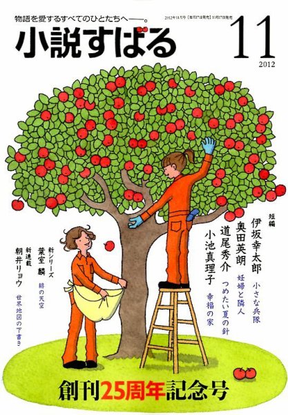 小説すばる 11月号 (発売日2012年10月17日) 表紙