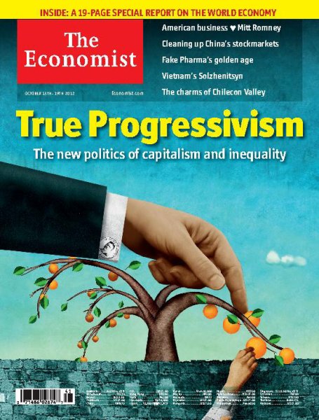 英国The Economist（エコノミスト） Oct 13th 2012 (発売日2012年10月13日) 表紙