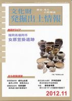 文化財発掘出土情報 11月号 表紙