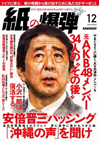 紙の爆弾 2012年11月07日発売号 表紙