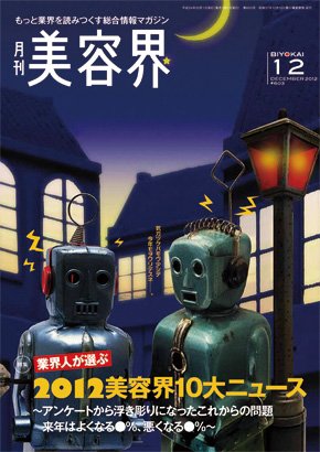 美容界 2012年11月15日発売号 表紙