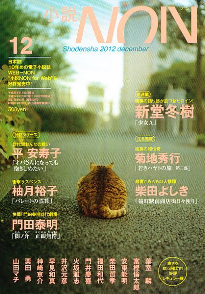 小説NON 12月号 (発売日2012年11月22日) 表紙