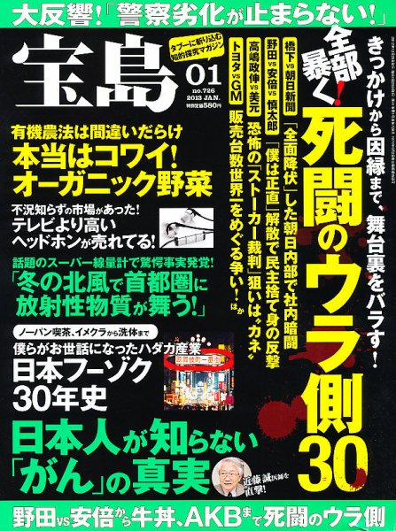 宝島 1月号 (発売日2012年11月24日) 表紙
