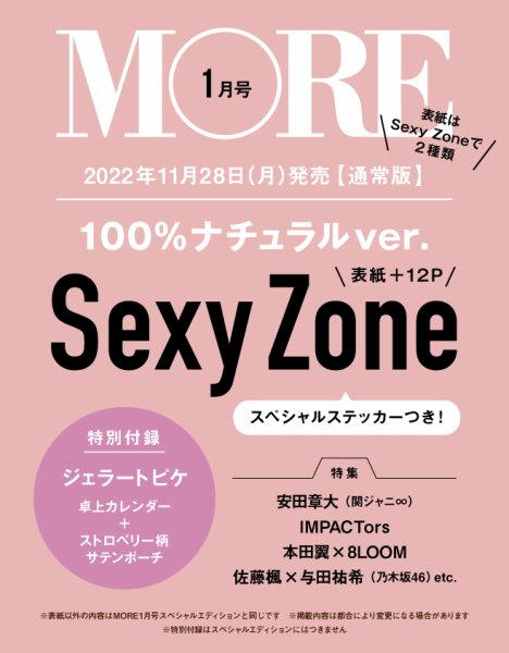 MORE（モア） 1月号 (発売日2012年11月28日) 表紙