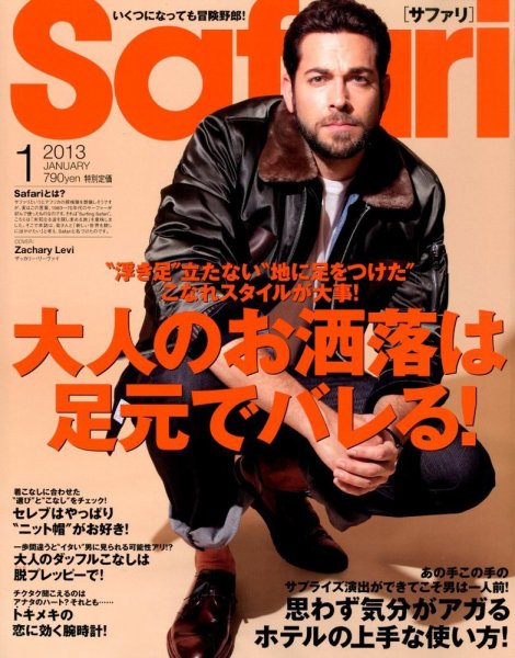 Safari（サファリ） 1月号 (発売日2012年11月24日) 表紙