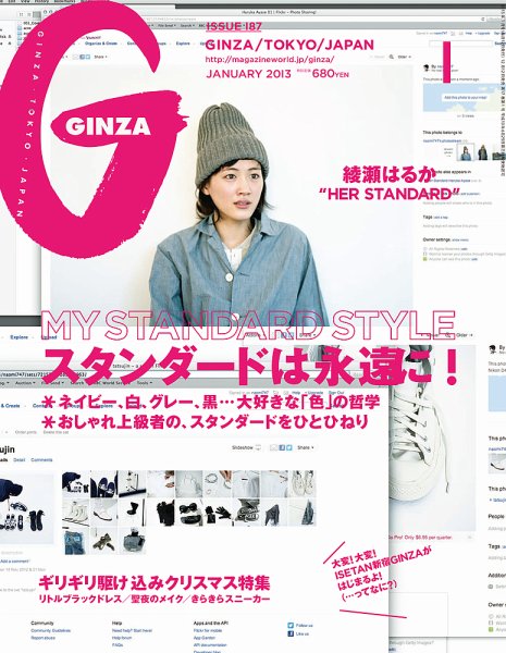 GINZA（ギンザ） No.201301 (発売日2012年12月12日) 表紙