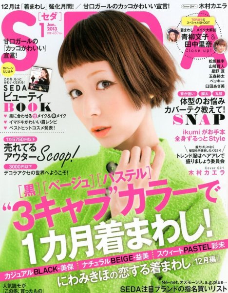 SEDA（セダ） 1月号 (発売日2012年12月07日) 表紙