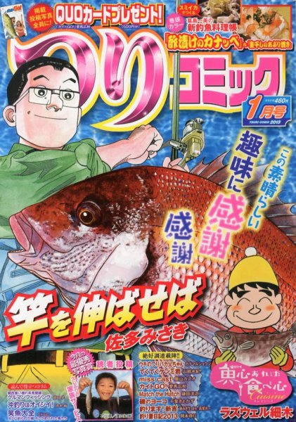 つりコミック 1月号 (発売日2012年12月12日) 表紙