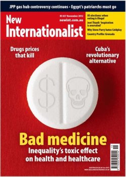 New Internationalist（ニューインターナショナリスト）英語版 No.457 (発売日2012年12月10日) 表紙