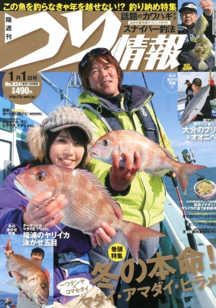 つり情報 1/1号 (発売日2012年12月15日) 表紙