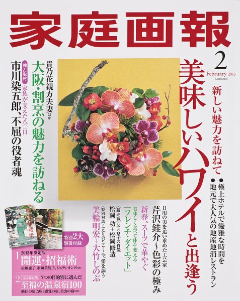 家庭画報 2013年2月号 (発売日2012年12月28日) 表紙