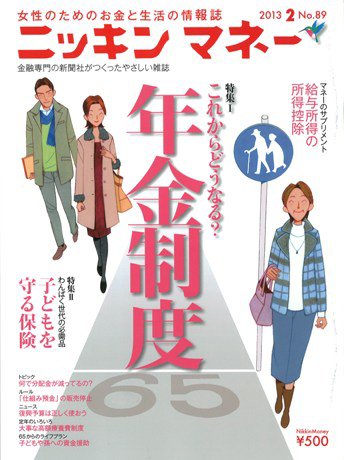 ニッキンマネー 2013年2月号 (発売日2012年12月29日) 表紙