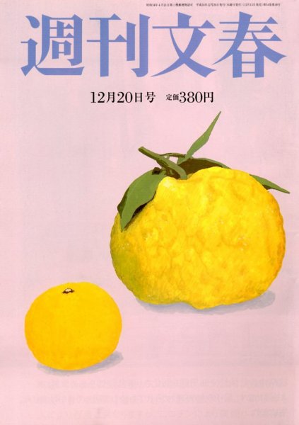 週刊文春 12/20号 (発売日2012年12月13日) 表紙