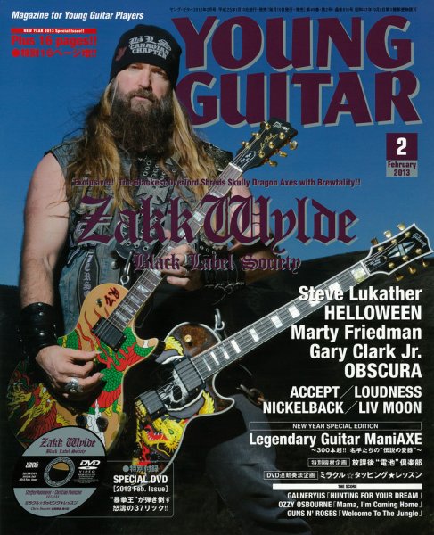 YOUNG GUITAR（ヤングギター） 2013年2月号 (発売日2013年01月10日) 表紙