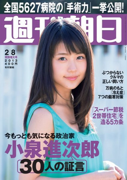 週刊朝日 2/8号 (発売日2013年01月29日) 表紙
