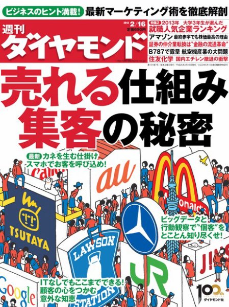 週刊ダイヤモンド（Diamond WEEKLY） 2/16号 (発売日2013年02月12日) 表紙