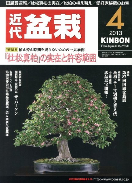 月刊 近代盆栽 4月号 (発売日2013年03月04日) 表紙
