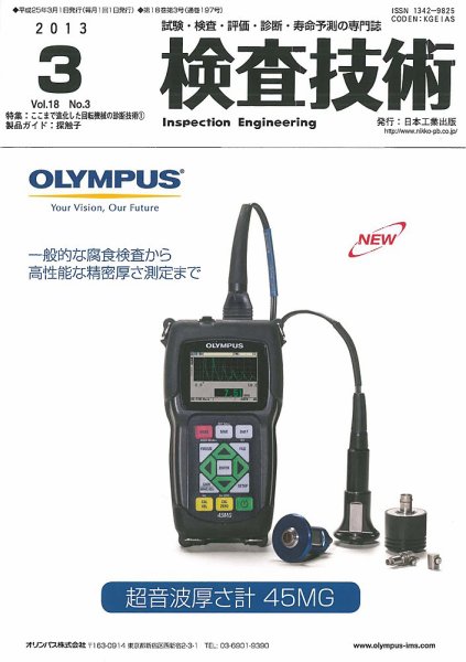 検査技術 2013年3月号 (発売日2013年03月01日) 表紙