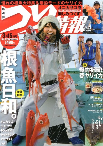 つり情報 3/15号 (発売日2013年03月01日) 表紙