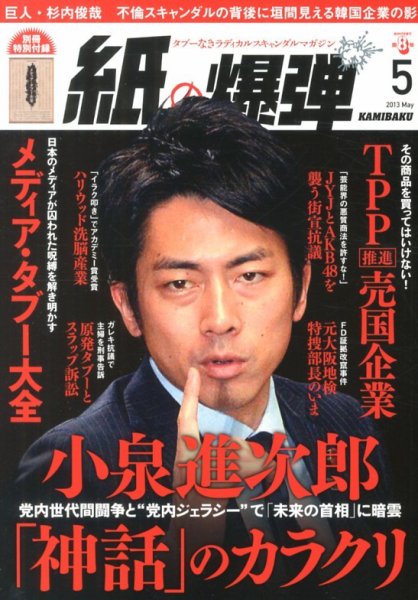 紙の爆弾 2013年04月06日発売号 表紙