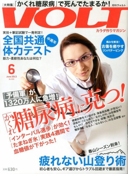 VOLT（ヴォルト）  6月号(vol.8) (発売日2013年04月22日) 表紙