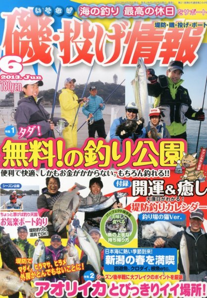 磯・投げ情報 6月号 (発売日2013年04月25日) 表紙