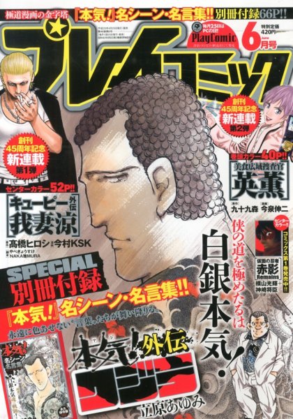 プレイコミック 6月号 (発売日2013年04月25日) 表紙