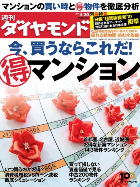 週刊ダイヤモンド（Diamond WEEKLY） 4/20号 (発売日2013年04月15日) 表紙