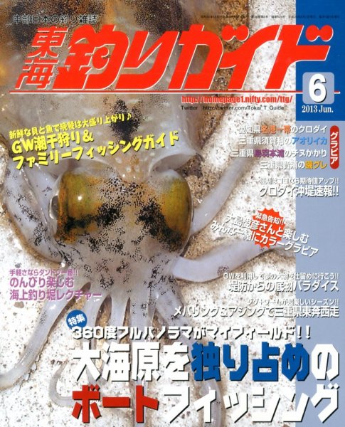 東海釣りガイド 6月号 (発売日2013年04月25日) 表紙