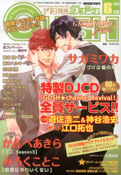 GUSH（ガッシュ） 6月号 (発売日2013年05月07日) 表紙