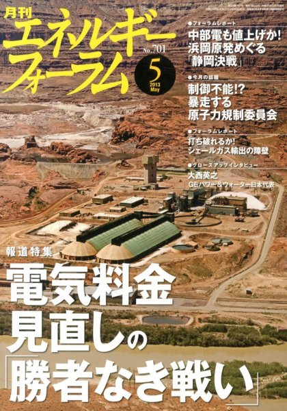 エネルギーフォーラム 2013年05月02日発売号 表紙