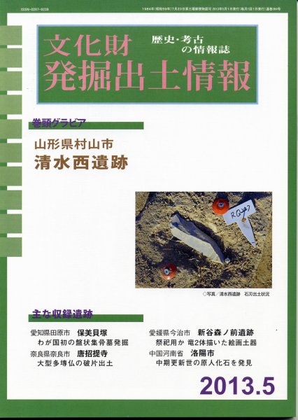 文化財発掘出土情報 5月号 (発売日2013年05月01日) 表紙
