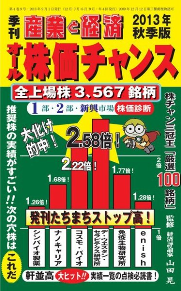 オール株価チャンス 10月号 (発売日2013年08月31日) 表紙