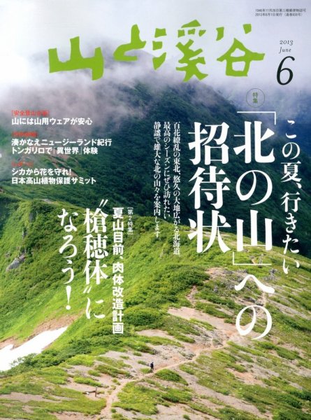 山と溪谷 通巻938号 (発売日2013年05月15日) 表紙