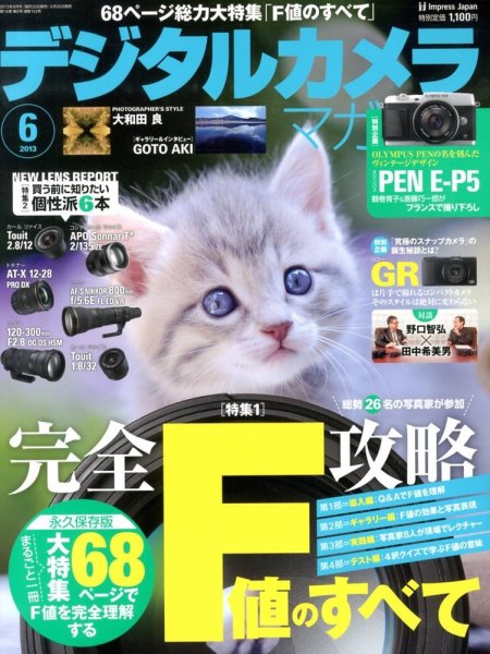 デジタルカメラマガジン 6月号 (発売日2013年05月20日) 表紙