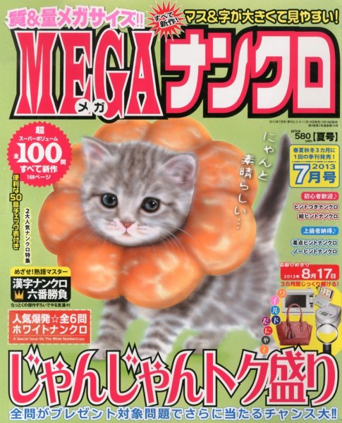 MEGAナンクロ 7月号 (発売日2013年05月18日) 表紙