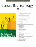 Harvard Business Review(米国版) Sep. 2006 表紙