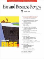 Harvard Business Review(米国版) Oct. 2006 表紙