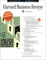 Harvard Business Review(米国版) Dec. 2006 表紙