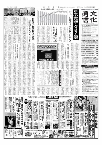 The Bunka News 2013年05月20日発売号 表紙
