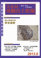 文化財発掘出土情報 6月号 表紙