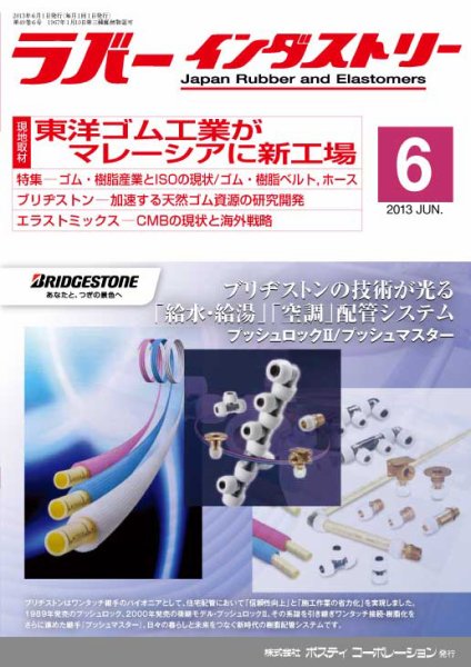 ラバーインダストリー 6月号 (発売日2013年06月01日) 表紙