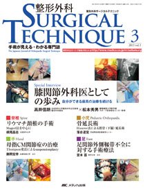 整形外科サージカルテクニック 2013年3号 (発売日2013年05月15日) 表紙