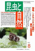 昆虫と自然 8月号 表紙