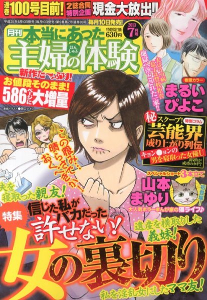 本当にあった主婦の体験 7月号 (発売日2013年06月10日) 表紙